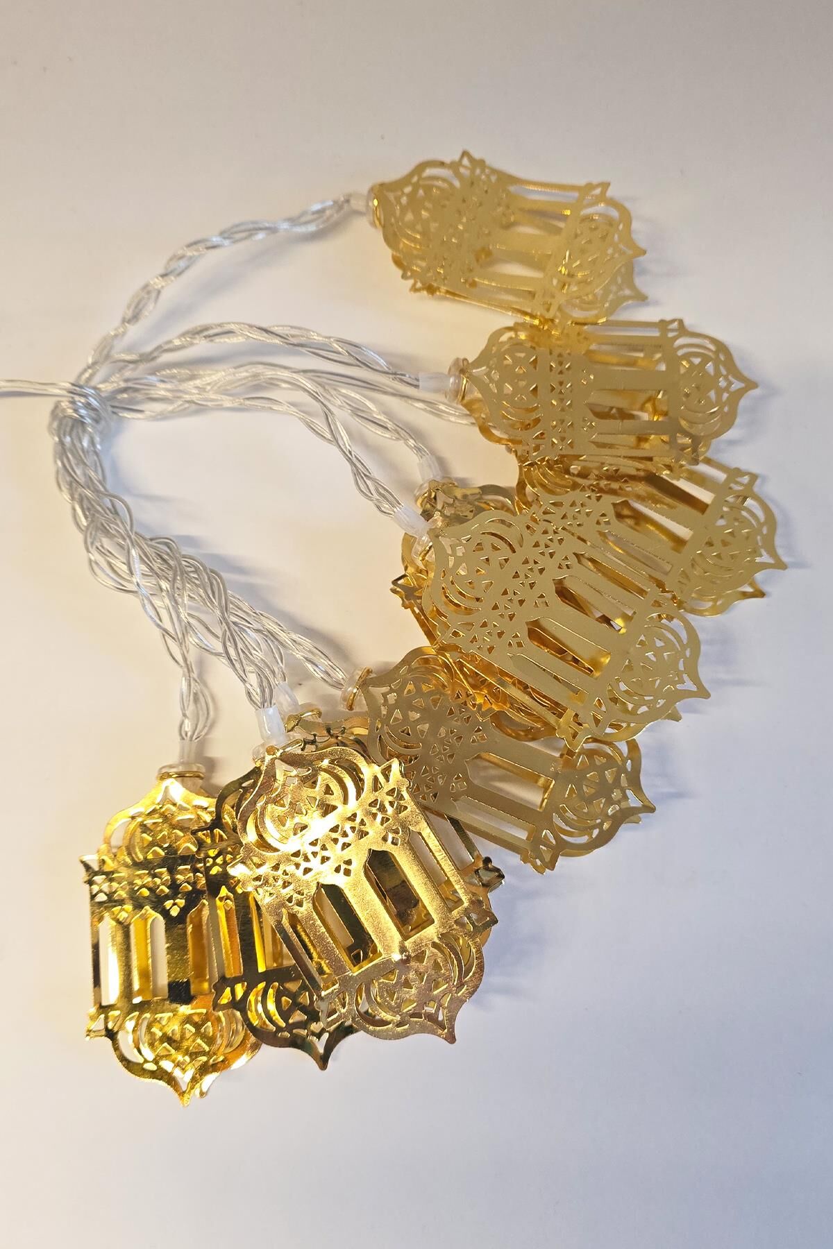 Ramazan Feneri Dini Ramazan Temalı Pilli Led Işık 2 Metre