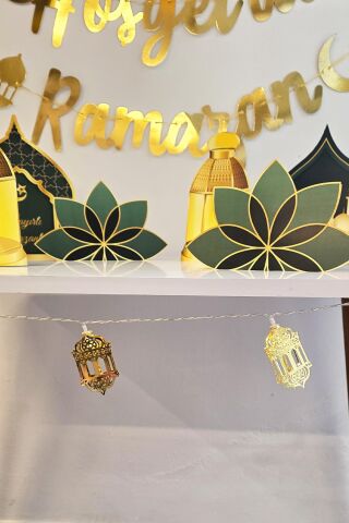 Ramazan Feneri Dini Ramazan Temalı Pilli Led Işık 2 Metre