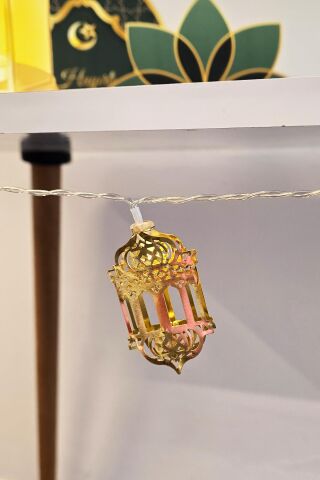 Ramazan Feneri Dini Ramazan Temalı Pilli Led Işık 2 Metre