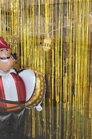 Ramazan Feneri Dini Ramazan Temalı Pilli Led Işık 2 Metre