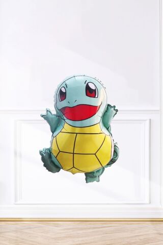 Squirtle Folyo Balon Pokemon Temalı Doğum Günü Süsleri