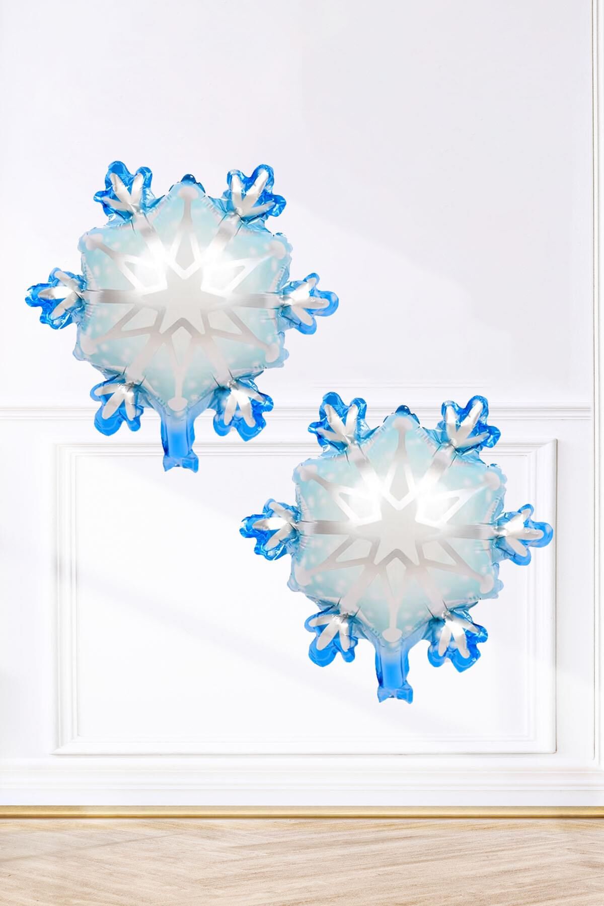 Minik Kar Tanesi 2li Folyo Balon Frozen Temalı Doğum Günü Süsleri Yılbaşı Kartanesi Balon