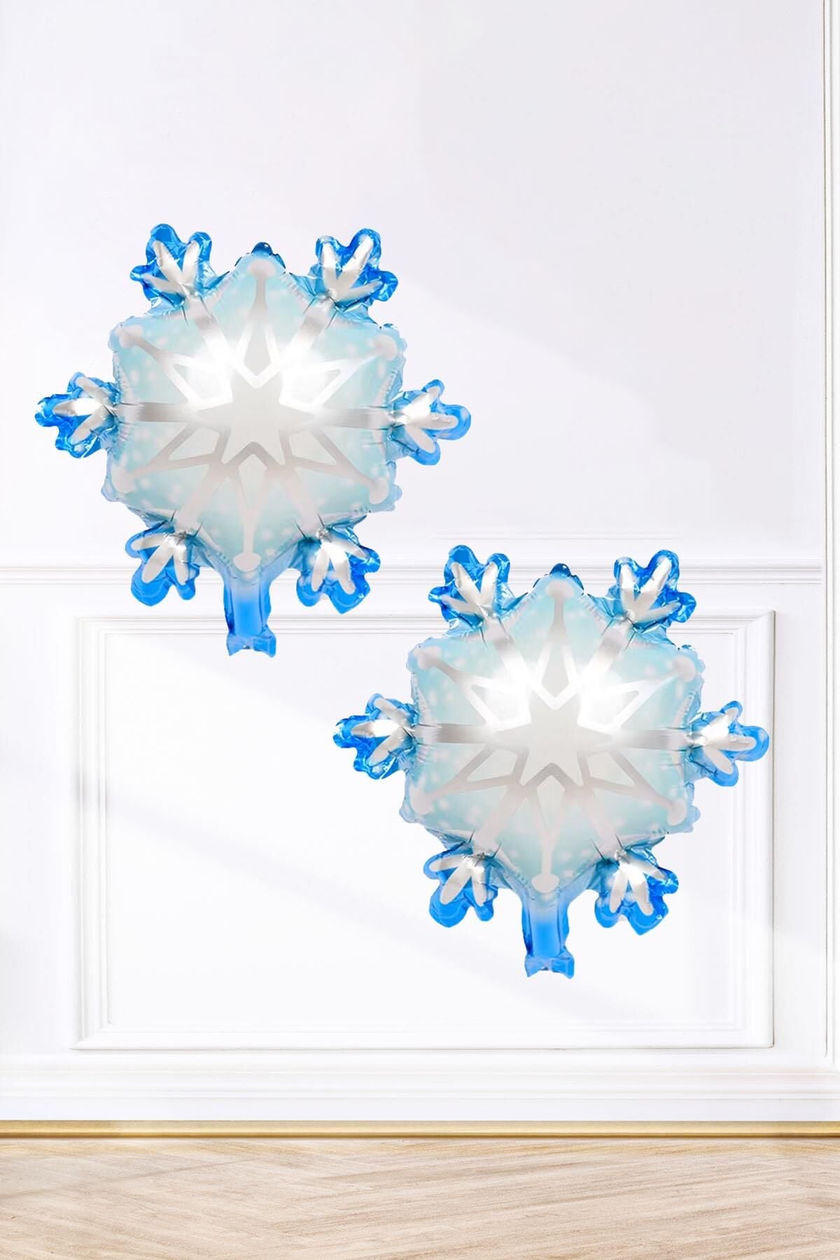 Minik Kar Tanesi 2li Folyo Balon Frozen Temalı Doğum Günü Süsleri Yılbaşı Kartanesi Balon