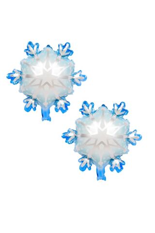 Minik Kar Tanesi 2li Folyo Balon Frozen Temalı Doğum Günü Süsleri Yılbaşı Kartanesi Balon