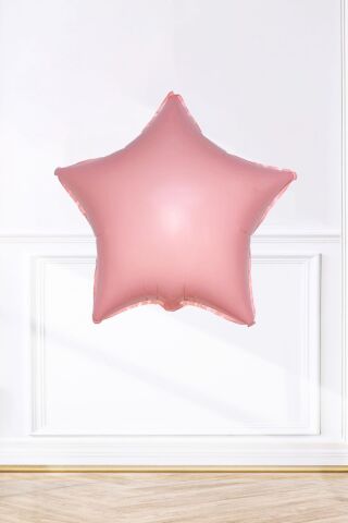 Pembe Yıldız Balon 18inç 45cm Pembe Renk Balonlar