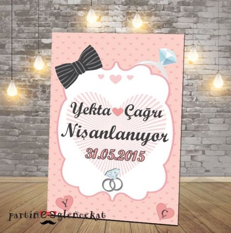 Sade Somon Konsept Karşılama Panosu