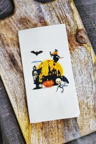 Halloween Peçetesi Cadılar Bayramı Tema Baskılı Peçete 20li