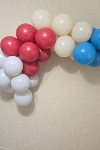 Sirk Konsept Doğum Günü Balon Zinciri Seti