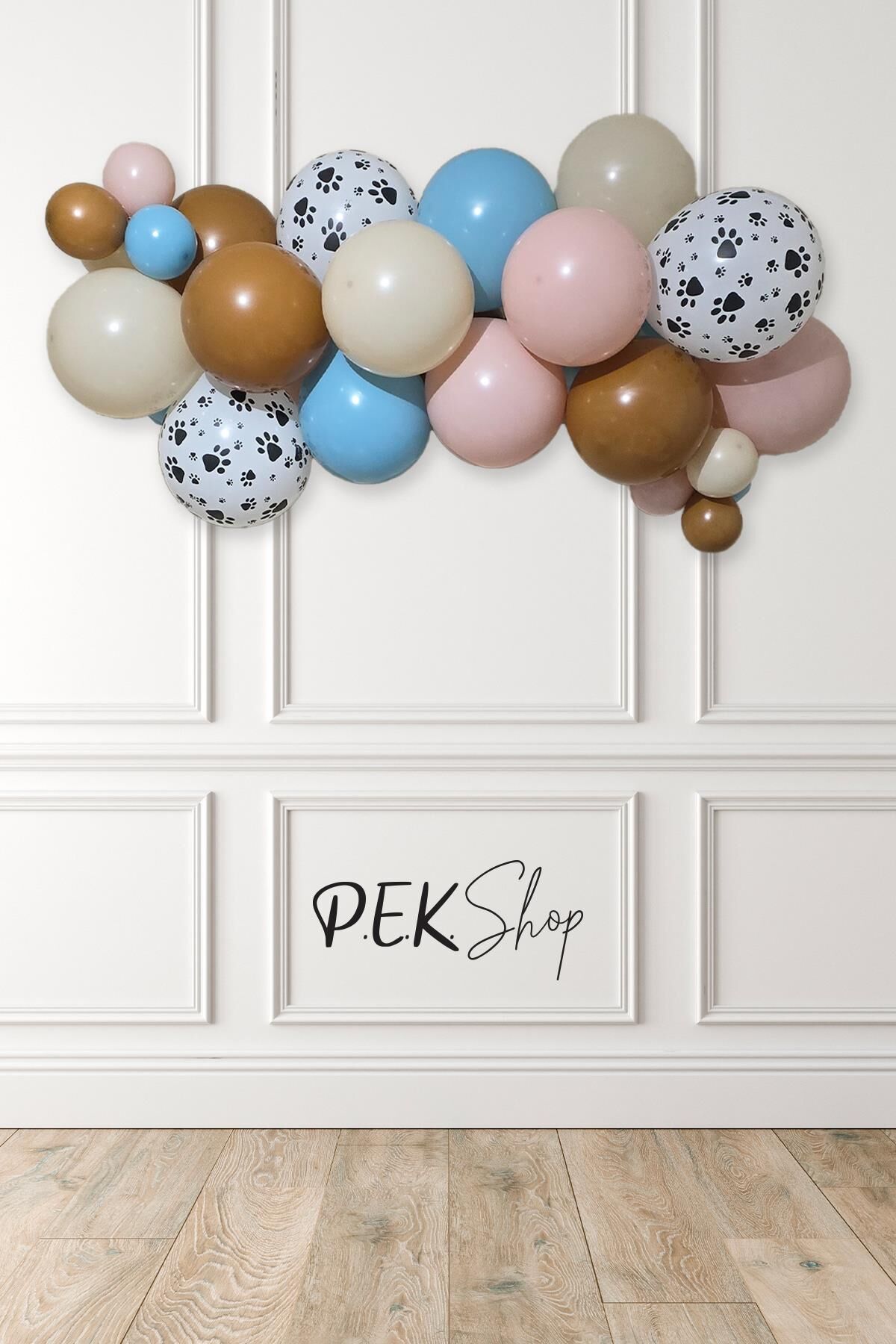 Kedi Köpek Doğum Günü Balon Zinciri Seti