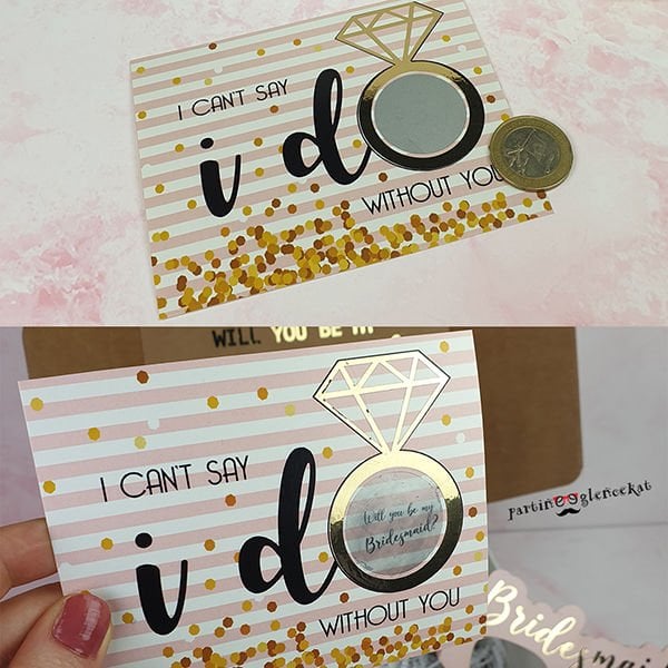 Will you be my Bridesmaid? Kazıma Kartı