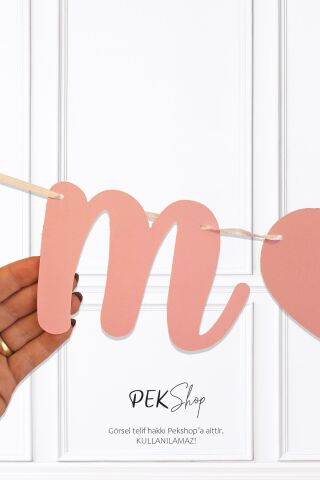 Pembe 6 Aylık Partisi Balon Seti Krem Retro Ayı Fiyonk Bannerlı Yarım Yaş Balon Seti