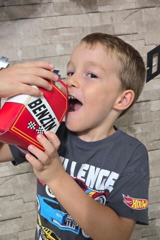 Yarış Konsept Popcorn Kutusu 8 Li Özel Üretim Benzin Bidonu Şeklinde Kutu 8 Adet