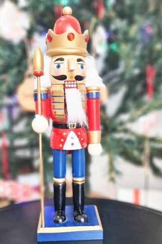 Fındıkkıran Asker Yılbaşı Süsü Dekor Objesi Hareketli Nutcracker Kurşun Asker Süs 25 cm