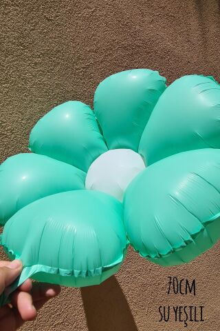 Su Yeşili Papatya Folyo Balon 70cm