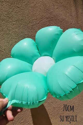 Su Yeşili Papatya Folyo Balon 70cm
