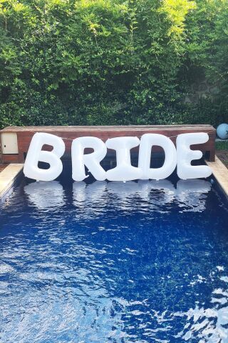 Beyaz Bride Balon 1 Metre Dev Bride Balonu Beyaz Renk Bride Parti Balonu