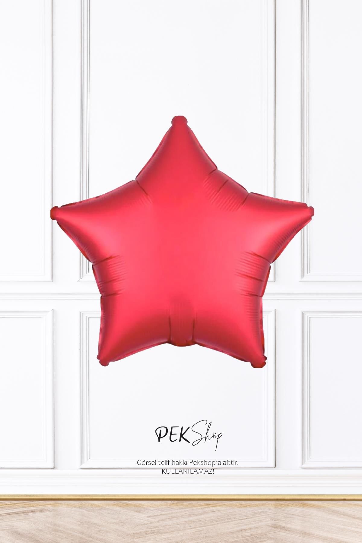Yıldız Balon KIRMIZI Yıldız Folyo Balon 18 inç