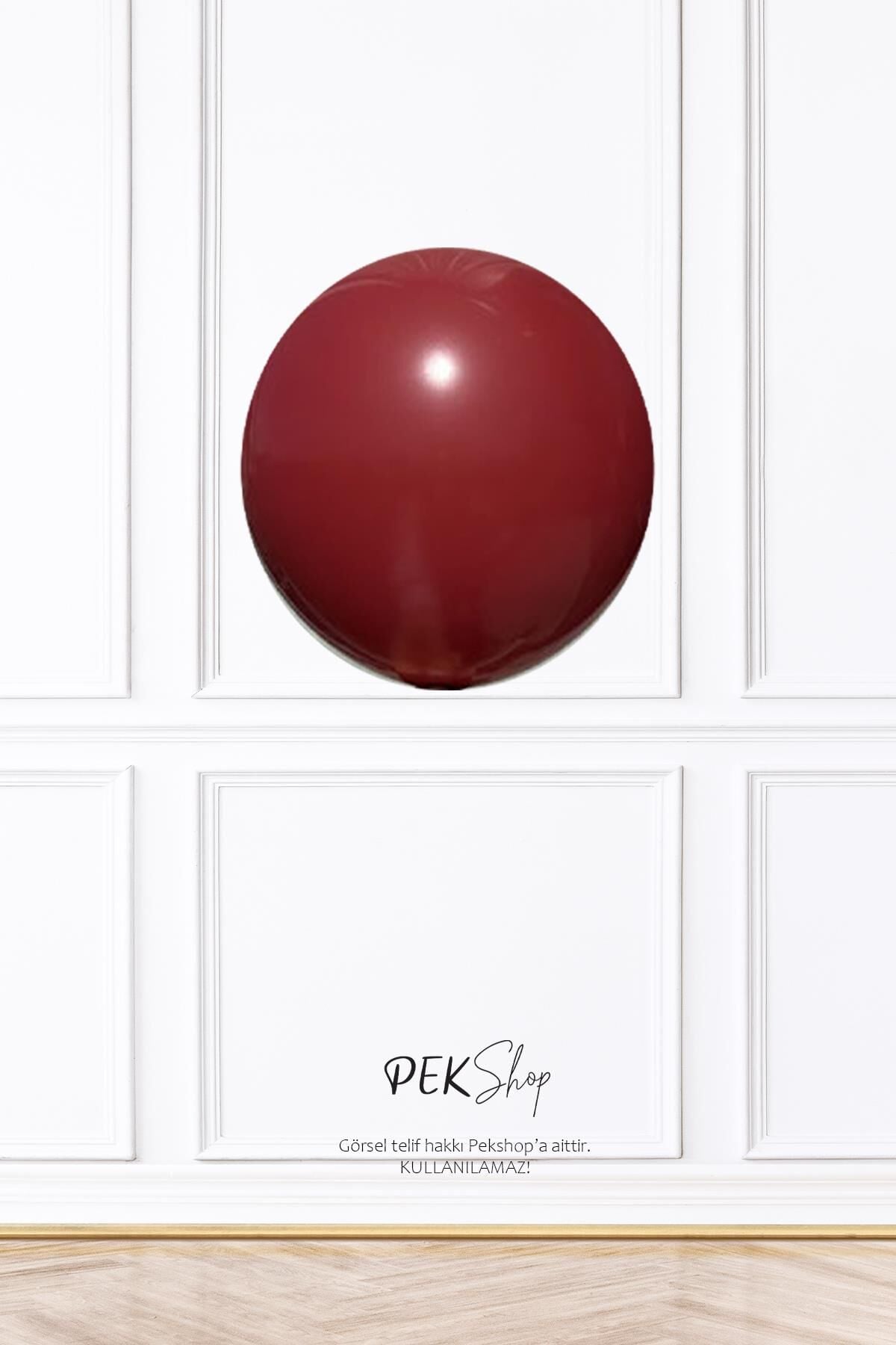 Retro Deep Red Lateks Balon 12 inç Retro Renk Balonlar 10 lu