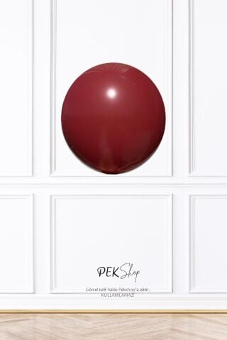 Retro Deep Red Lateks Balon 12 inç Retro Renk Balonlar 10 lu