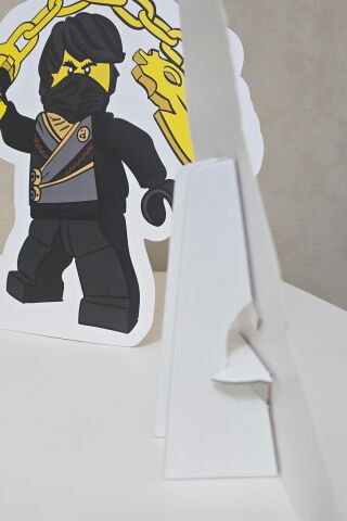 Ninjalar Ayaklı Pano Seti Doğum Günü Masa Üstü Panolar