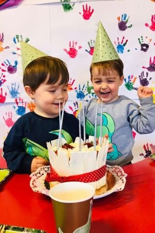 Dinazor Tema Doğum Günü Şapkası Dinozor Doğum Günü Karton Parti Şapkası