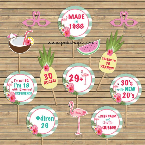 Aloha Konsept Kişiye Özel Konuşma Balonları Seti