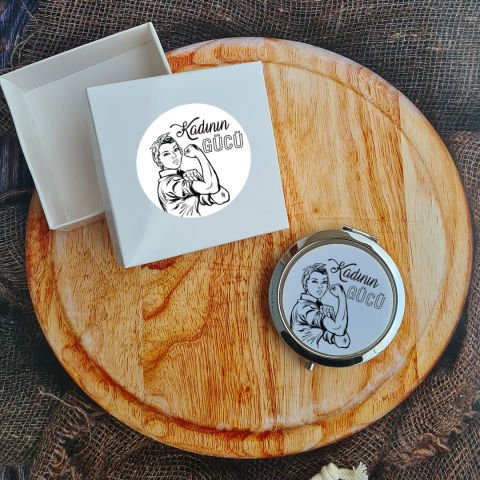 8 Mart Kadının Gücü - Kadınlar Günü Hediyesi Ayna