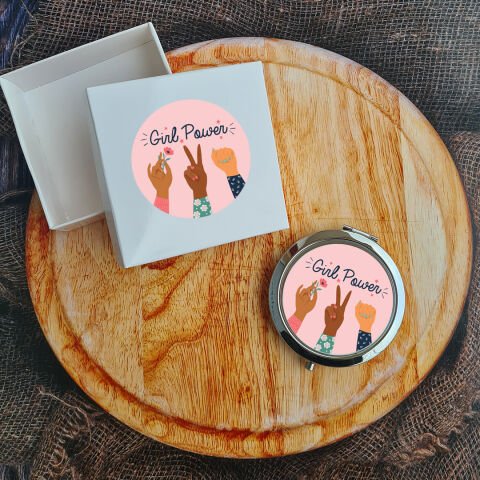 8 Mart Girl Power Kadınlar Günü Hediyesi Ayna