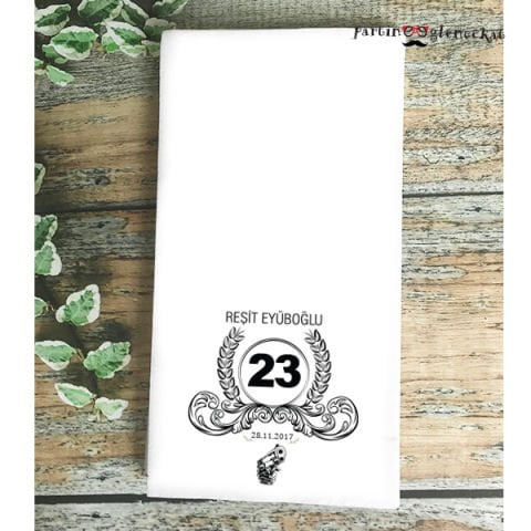 Silah Temalı Doğum Günü Baskılı Peçete
