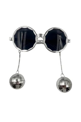 Disko Toplu GÜMÜŞ Gözlük Parti Bekarlığa Veda Gözlüğü Disko