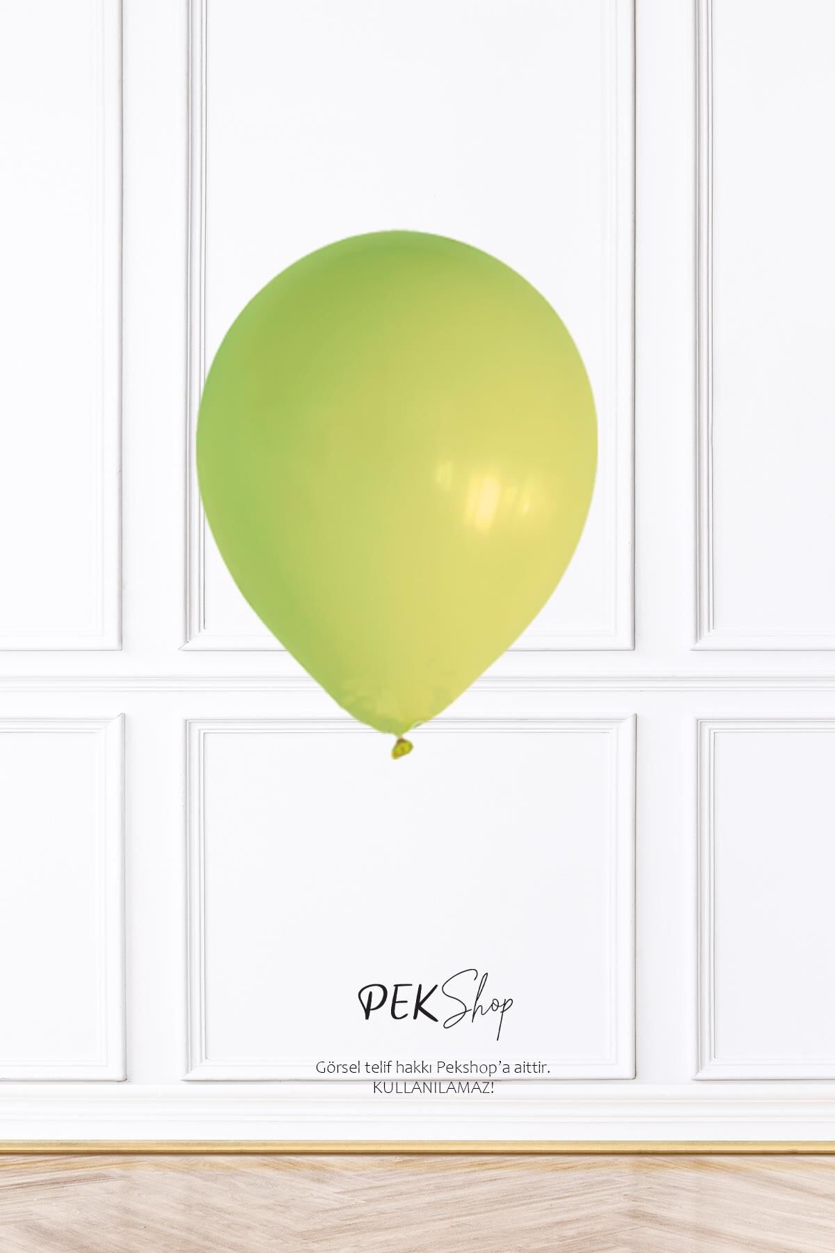 Limon Yeşili Renk Balon 10 Adet - 12 inc 30 cm Parti Balonu