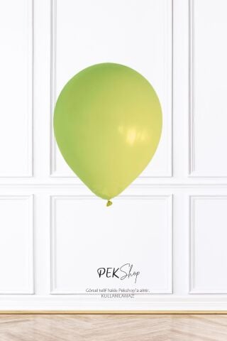 Limon Yeşili Renk Balon 10 Adet - 12 inc 30 cm Parti Balonu