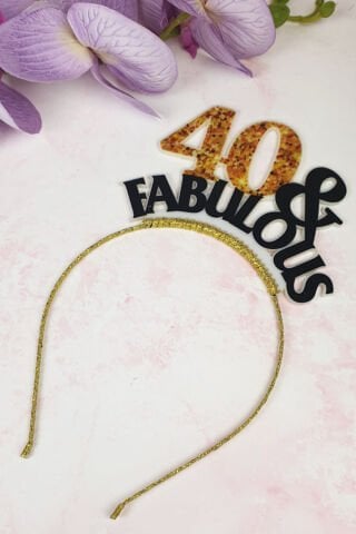 40 Yaş Doğumgünü Tacı, 40 & Fabulous Tacı