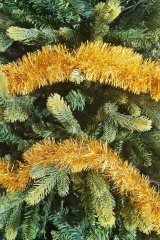 Sim Garland Kalın GOLD 2 Metre Boyun Süsü Yılbaşı Parti Aksesuarı