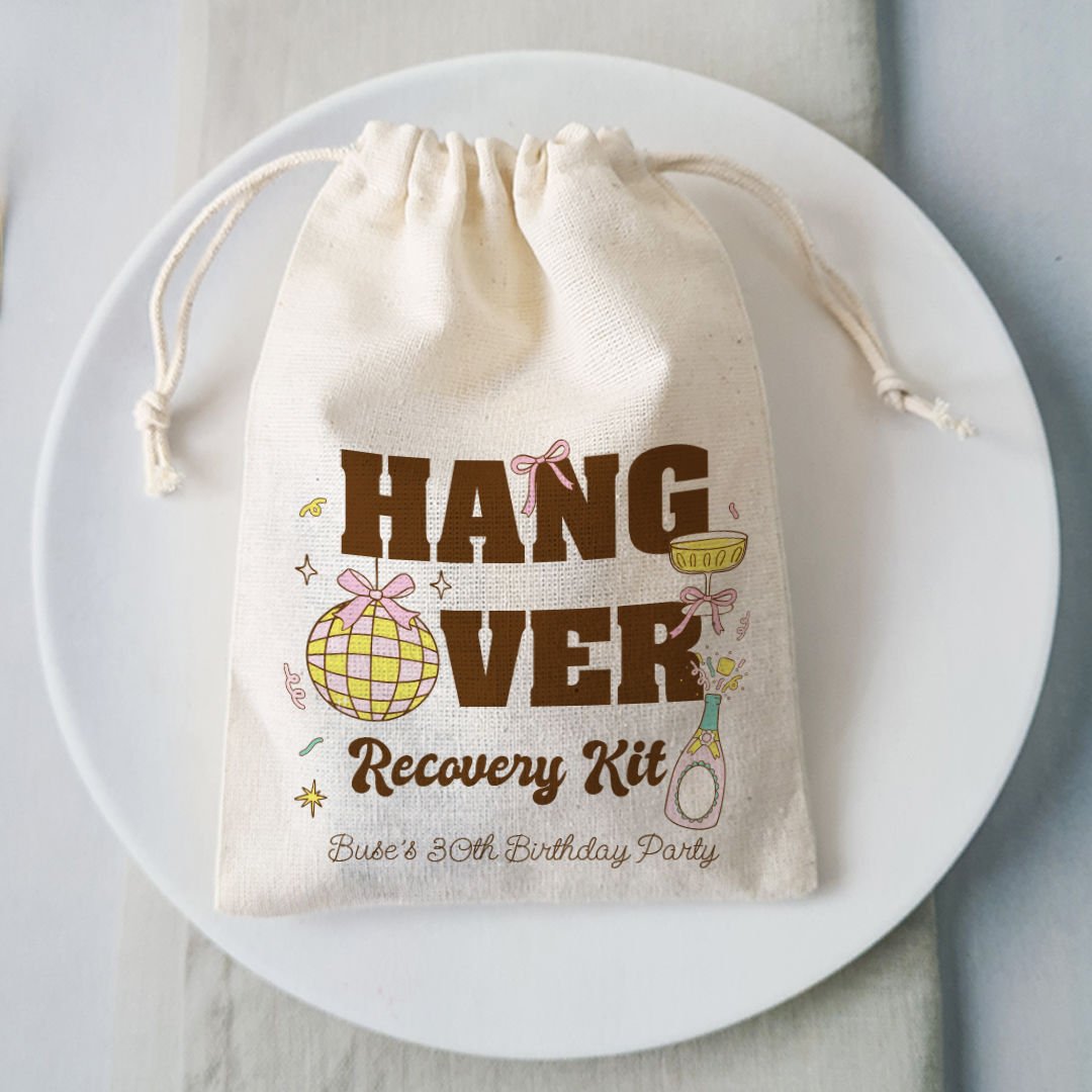 Retro Soft Konsept Doğum Günü Hangover Kit Kesesi
