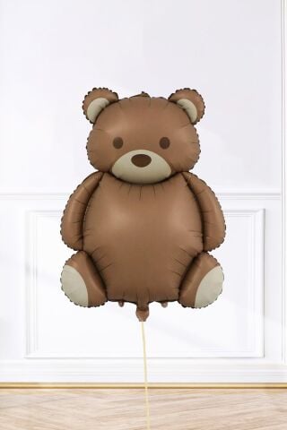 Retro Büyük Ayı Teddy Bear Folyo Balon 65x90